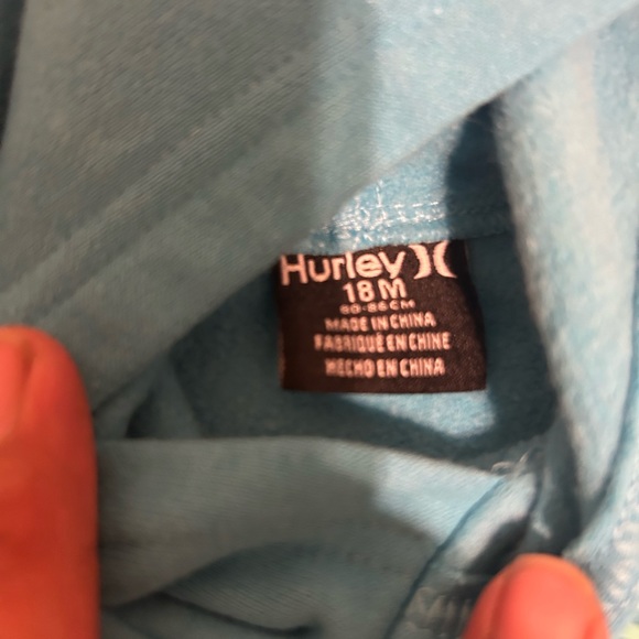 Hurley toddler pullover turquoise - Picture 2 of 3